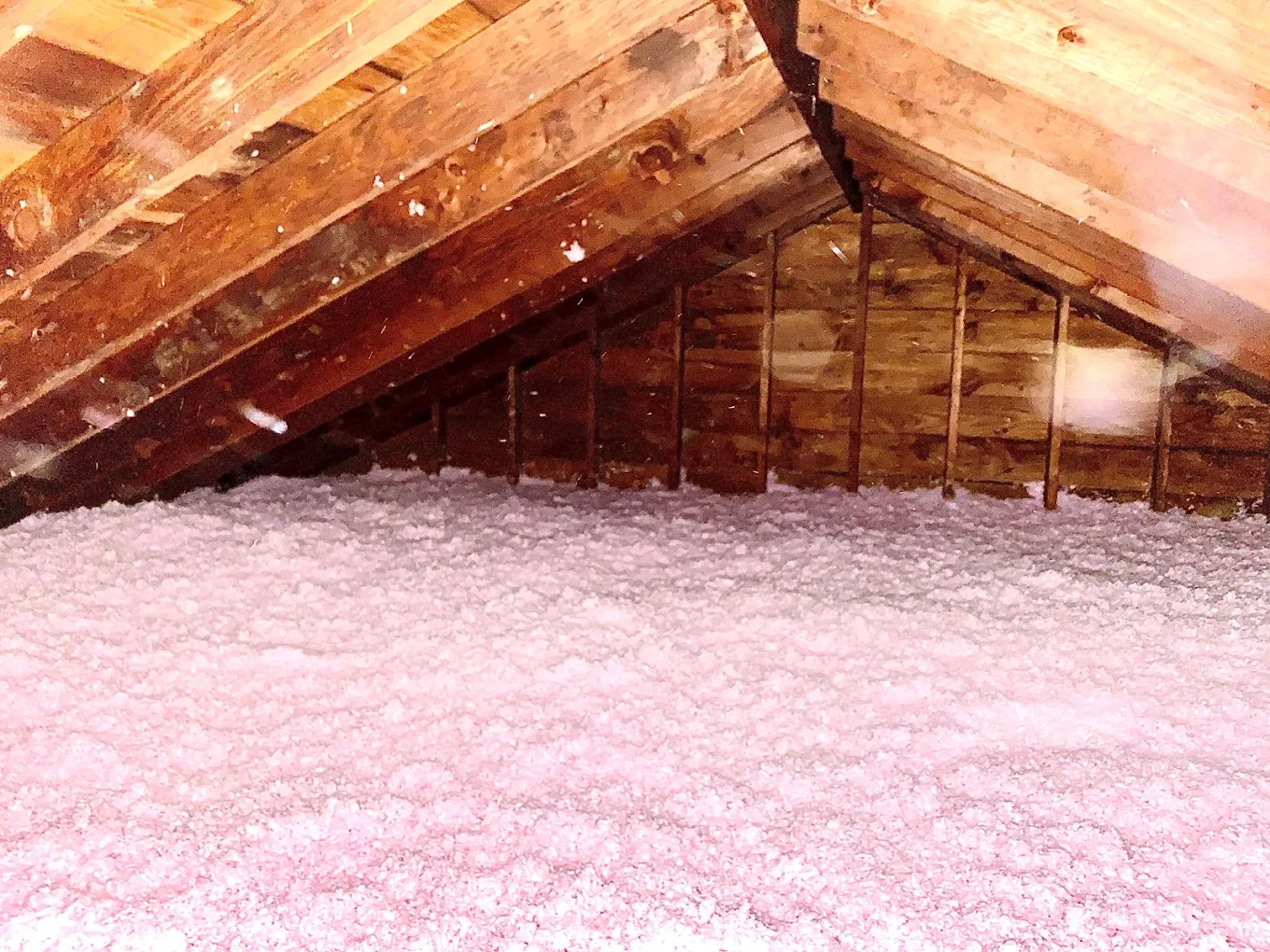 Attic Insulation Installation